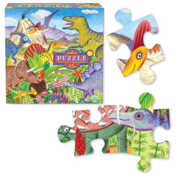 Dinosaur Island 64pc Puzzle, by eeBoo – StickieMama