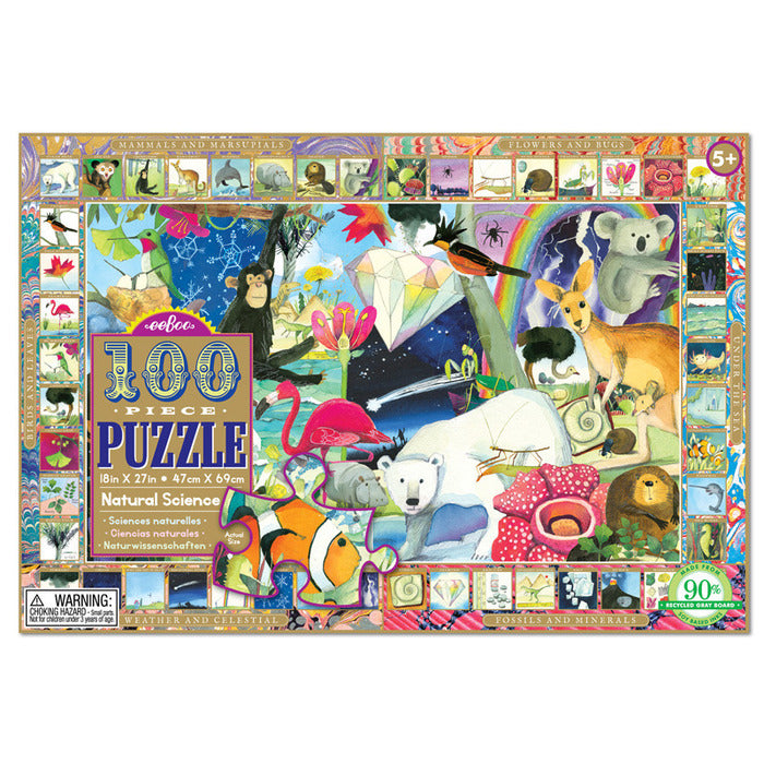 Natural Science 100pc Puzzle, by eeBoo
