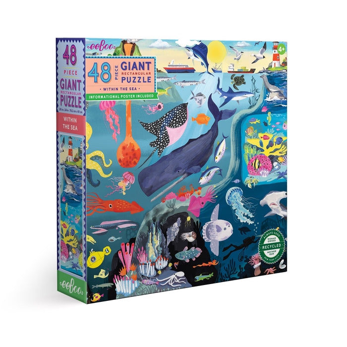 Within the Sea 48pc Giant Puzzle, by eeBoo