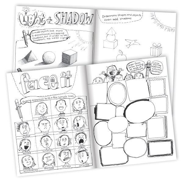 (Art Book 2) Learn to Draw with Melissa Sweet, by eeBoo