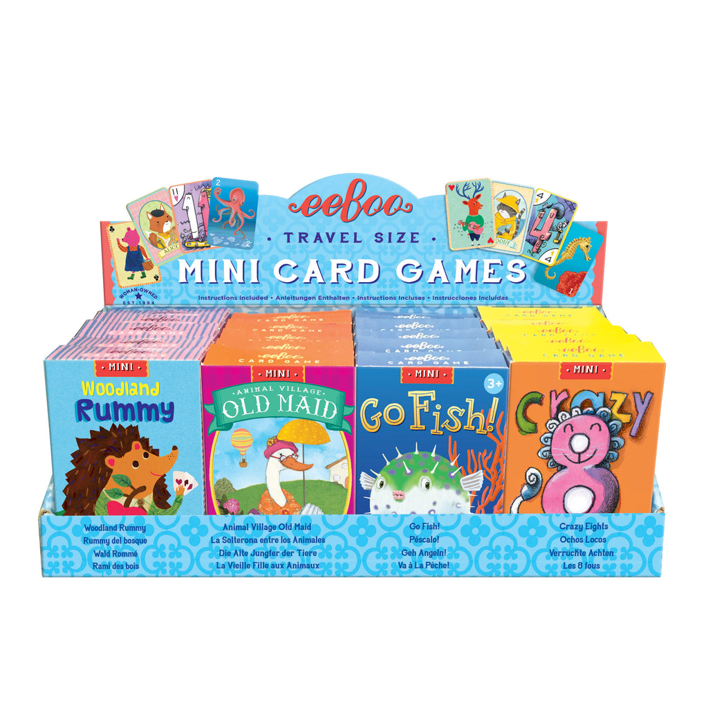 Mini Card Games - Woodland Rummy by eeBoo