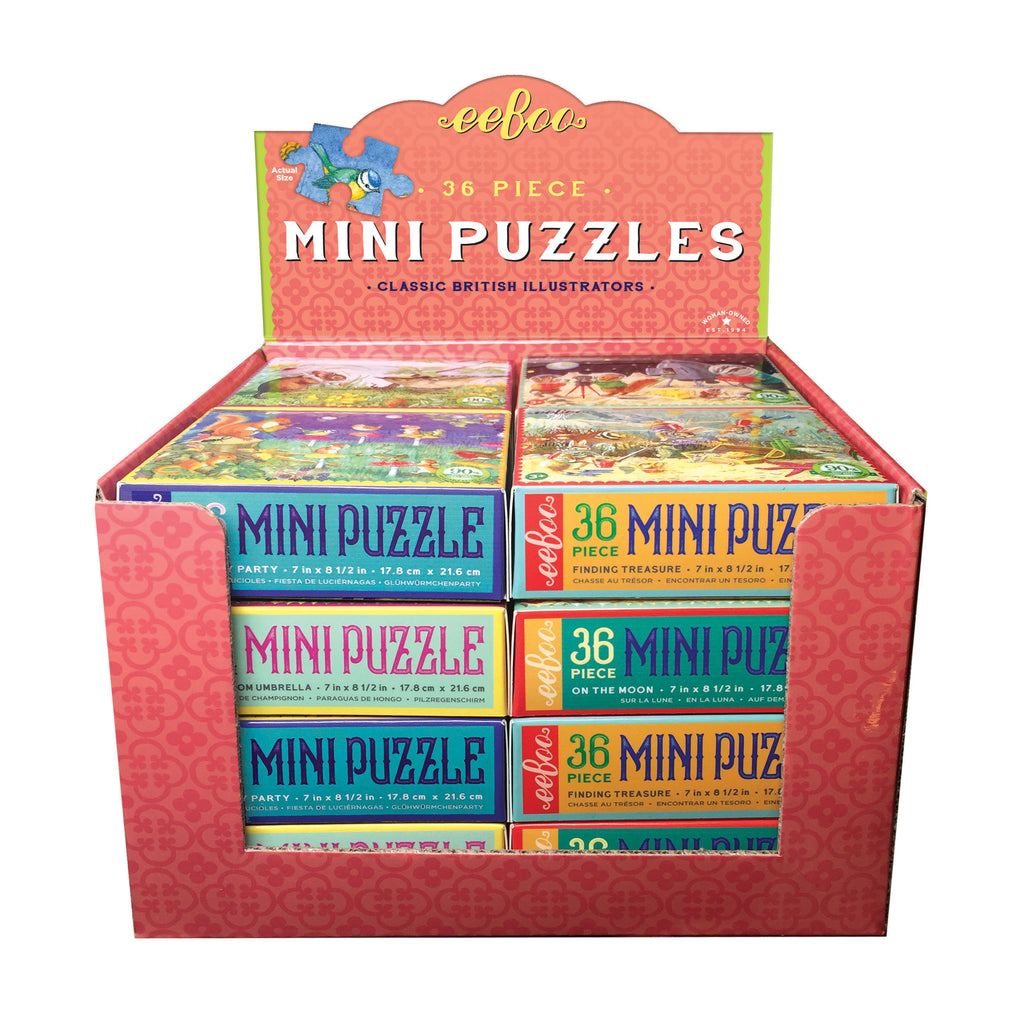 Mini 36pc Puzzle - Firefly Party by eeBoo