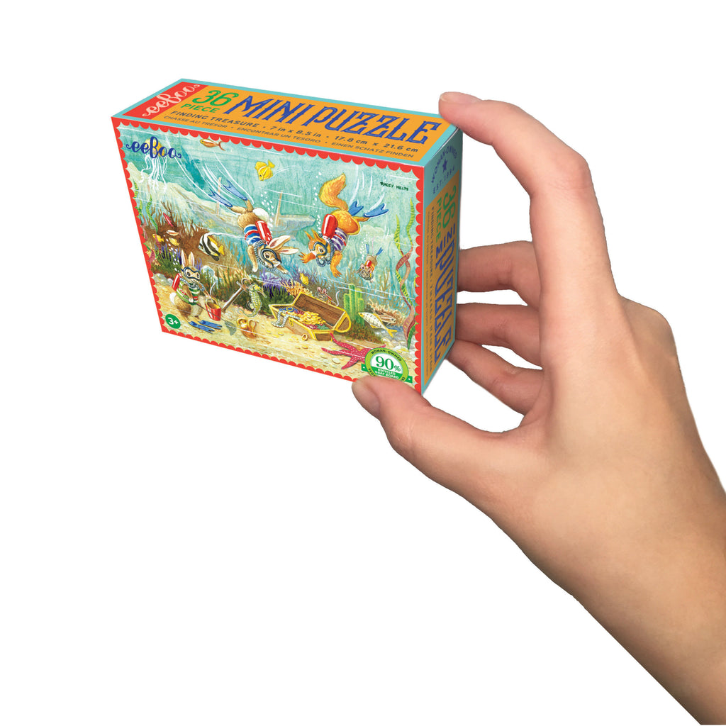 Mini 36pc Puzzle - Finding Treasure by eeBoo