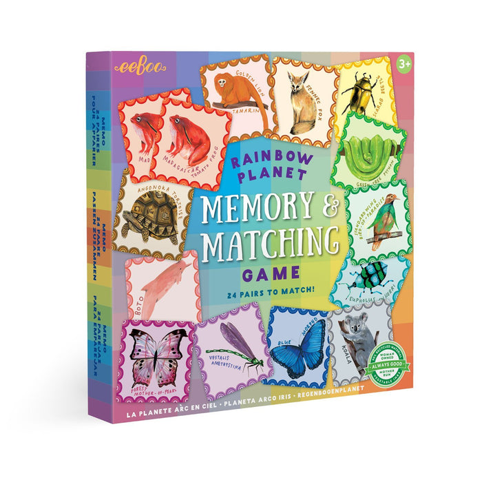 Rainbow Planet Memory & Matching Game, by eeBoo