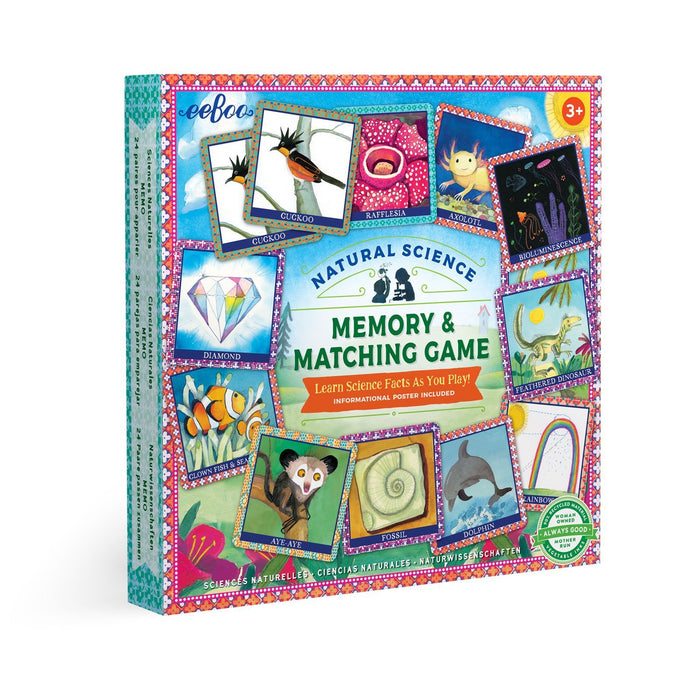 Natural Science Memory & Matching Game, by eeBoo