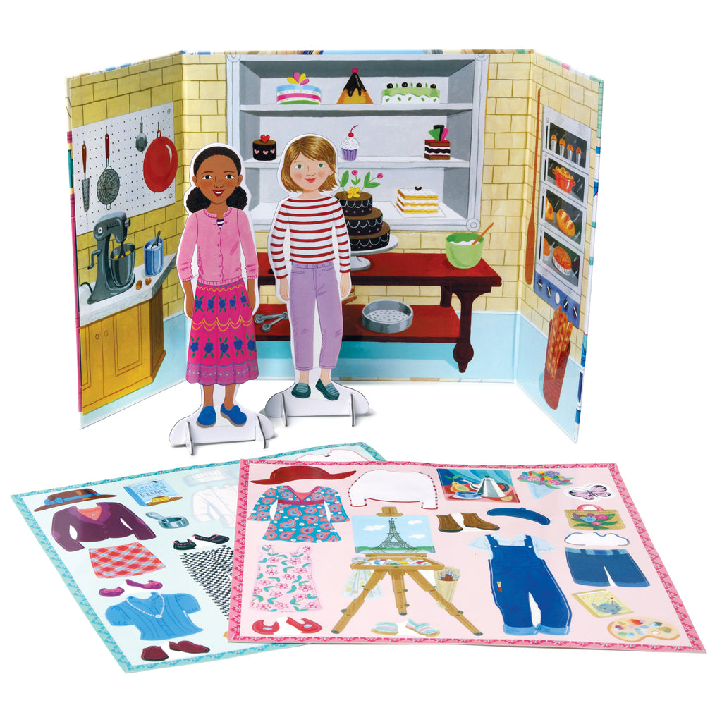 A Day in Paris: Paper Dolls Set, by eeBoo