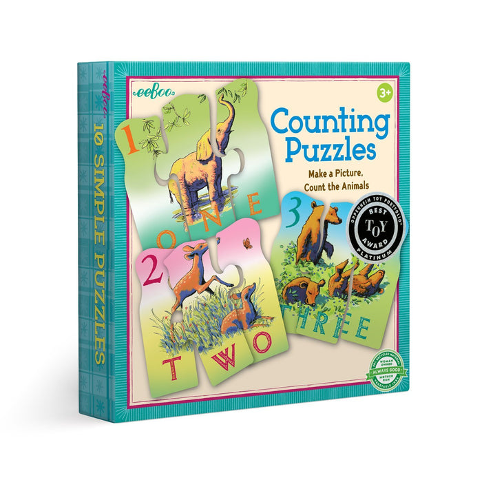 Animal Counting Puzzle, by eeBoo