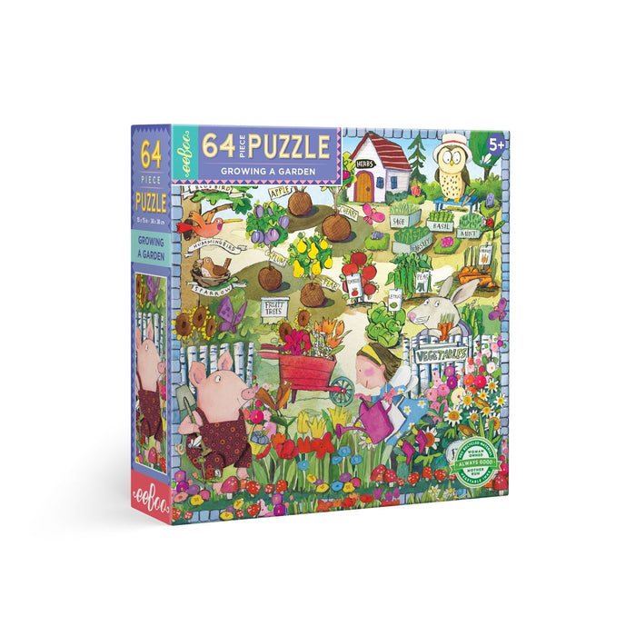 Growing A Garden 64pc Puzzle, by eeBoo