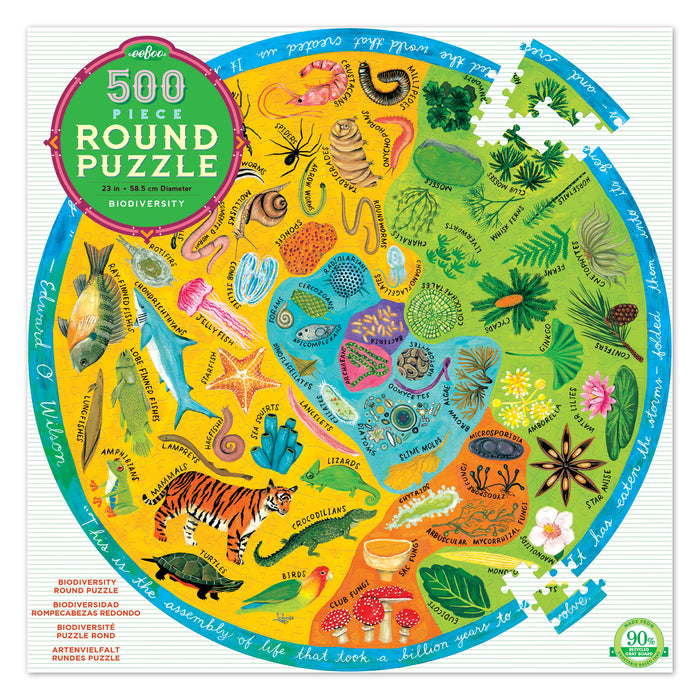 Biodiversity 500pc Puzzle, by eeBoo