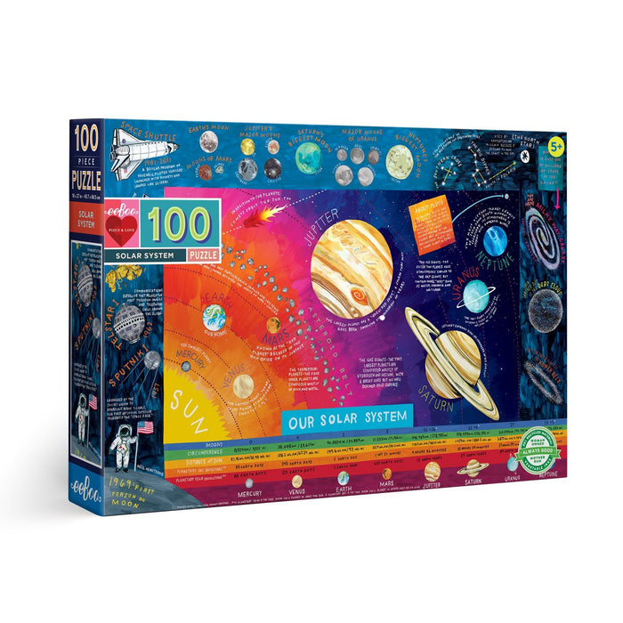 Solar System 100pc Puzzle, by eeBoo