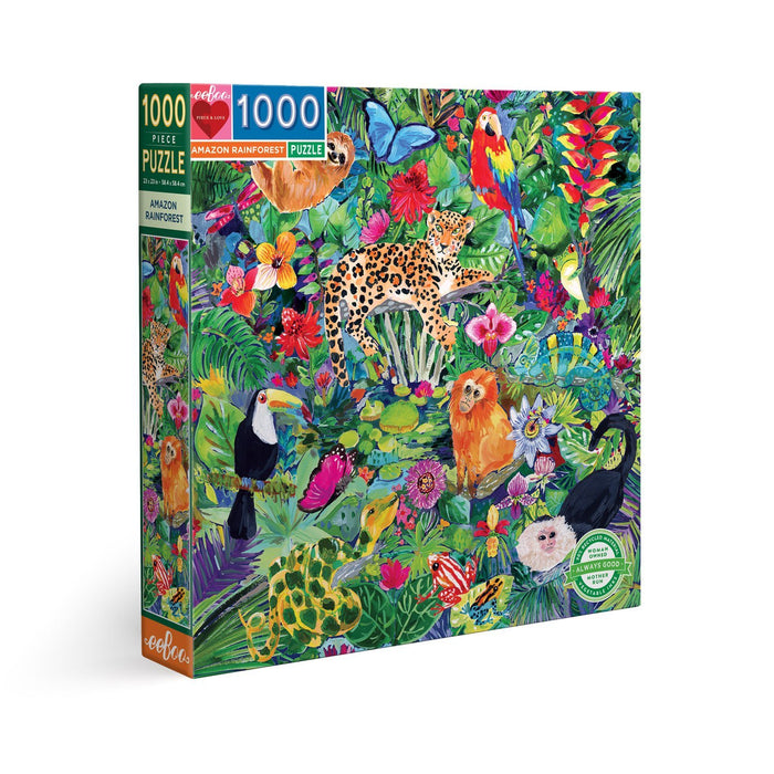Amazon Rainforest 1000pc Puzzle, by eeBoo