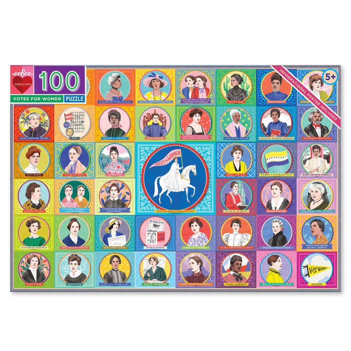 Votes For Women 100pc Puzzle, by eeBoo