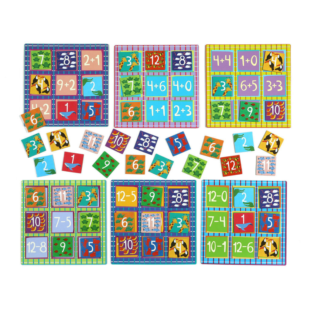 Simple Math Bingo Game, by eeBoo