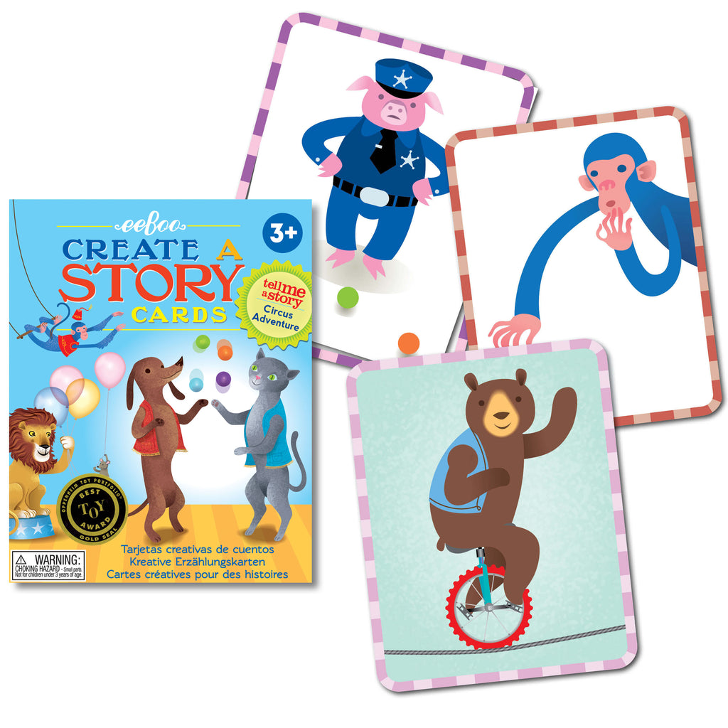 Create-a-Story Cards: Circus Adventure, by eeBoo