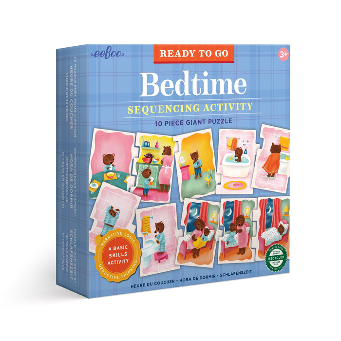 Ready to Go - Bedtime, Sequencing Puzzle by eeBoo