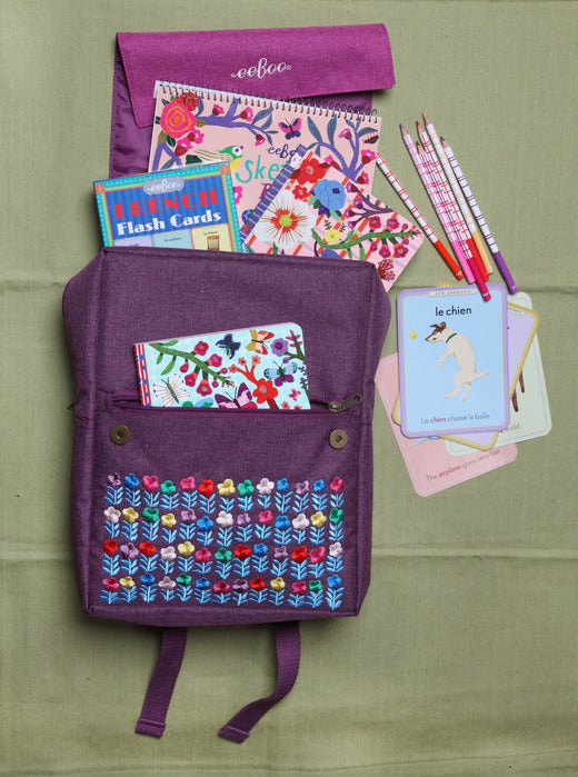 Flowerbed Backpack, by eeBoo