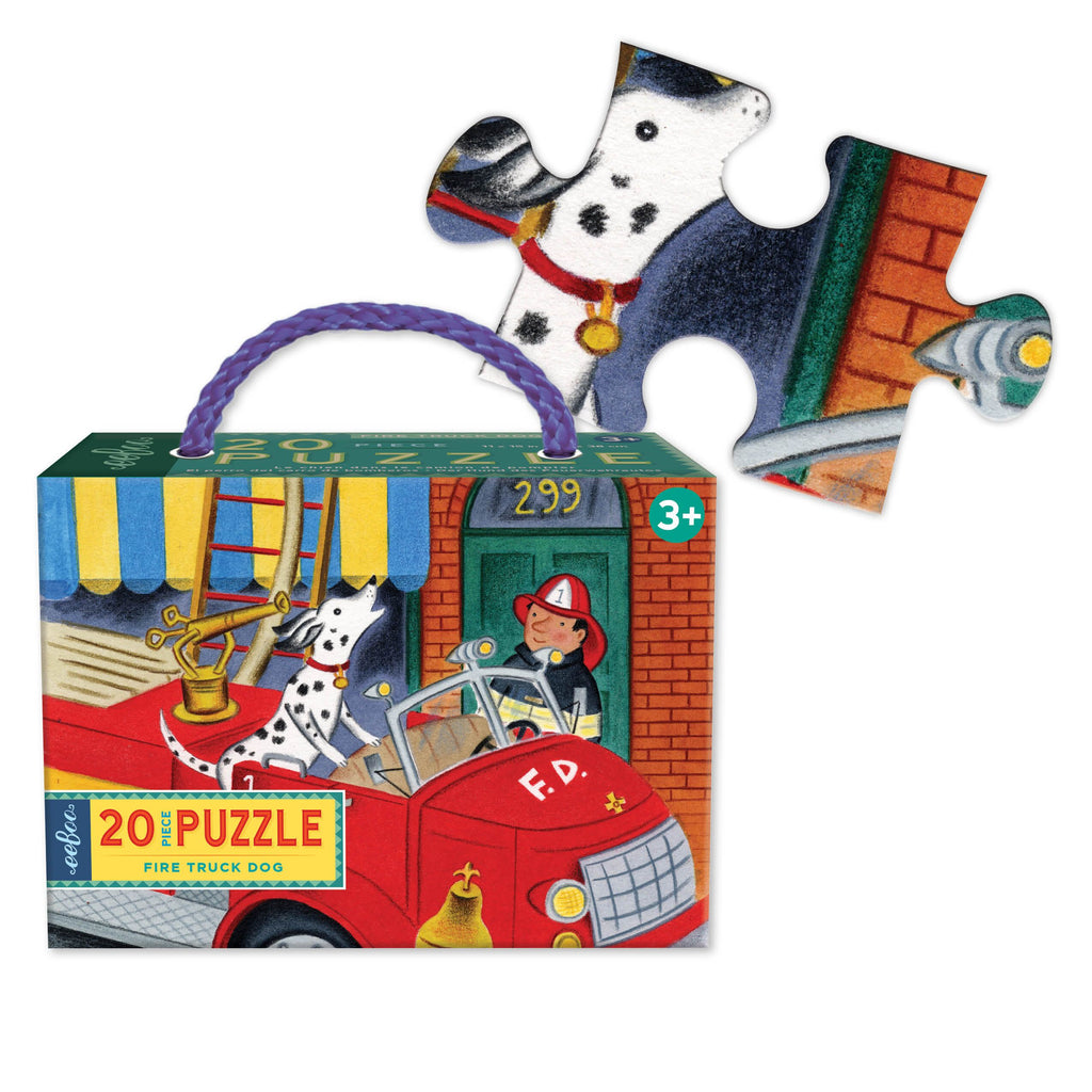 Red Fire Truck 20pc Big Puzzle, by eeBoo