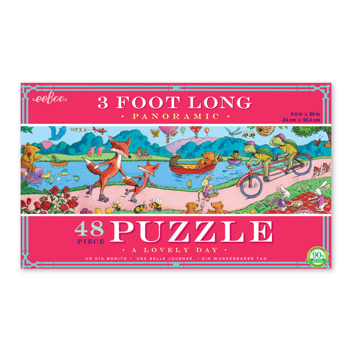 48pc Panoramic Puzzle - A Lovely Day, by eeBoo