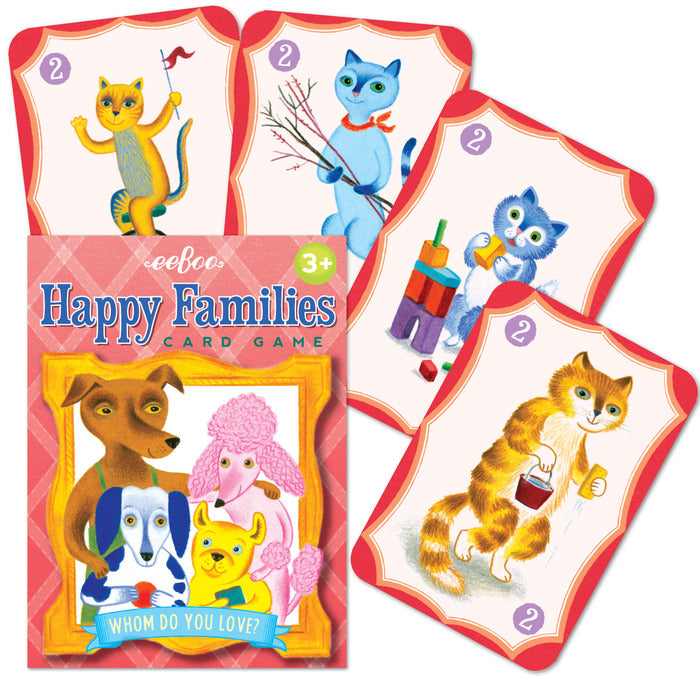 Happy Families Playing Cards, by eeBoo