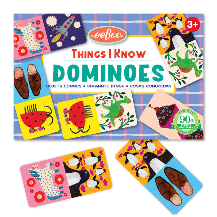 Things I Know - Little Dominoes Game, by eeBoo