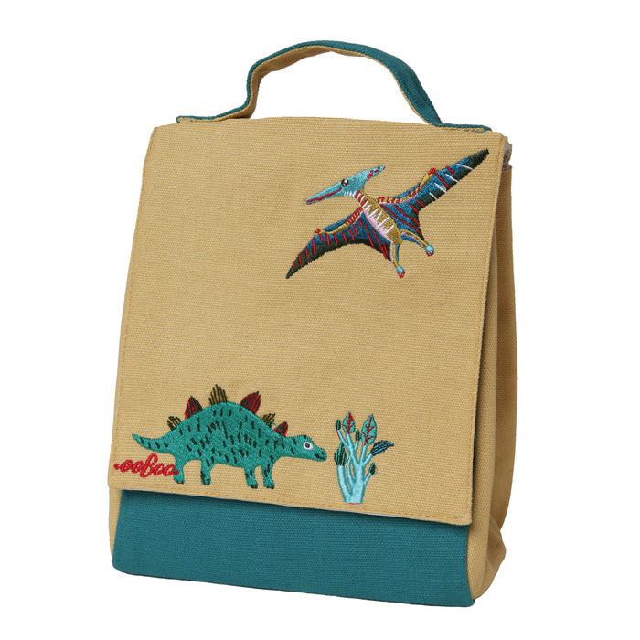 Stegosaurus + Pteranodon Lunch Bag, by eeBoo