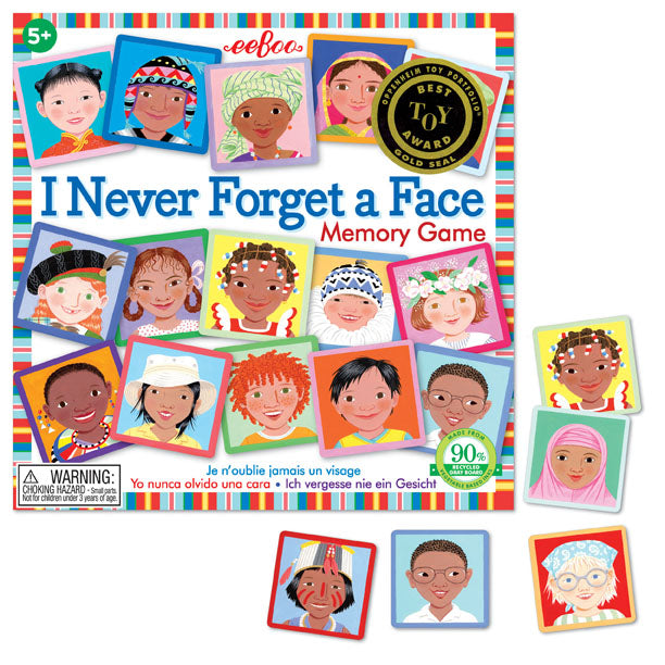 I Never Forget A Face - Matching & Memory Game, by eeBoo
