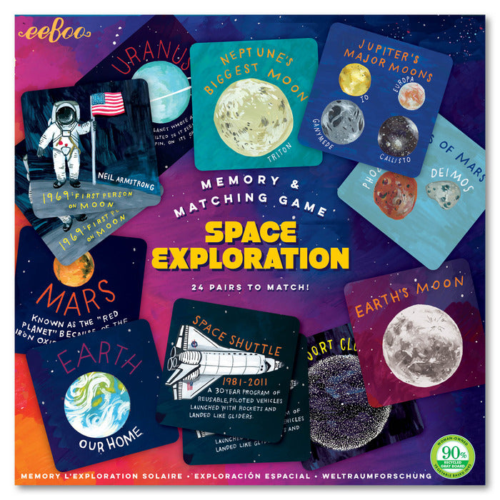 Space Exploration Memory Game, by eeBoo