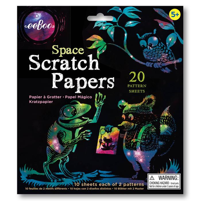 Sample Sale - Scratch Papers - Space, by eeBoo