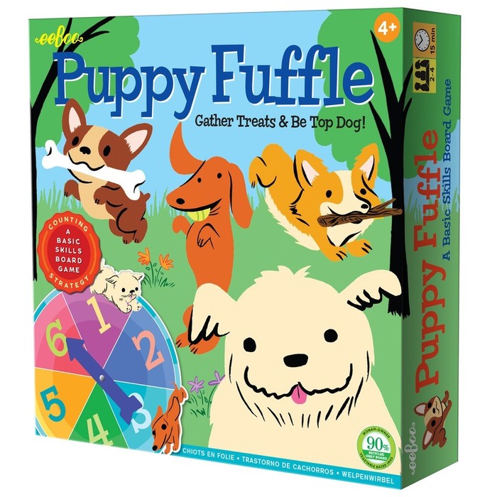 Puppy Fuffle Board Game, by eeBoo