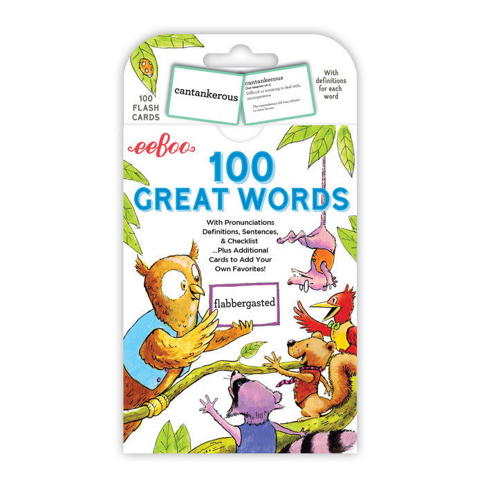 Great Words Conversation Cards, by eeBoo