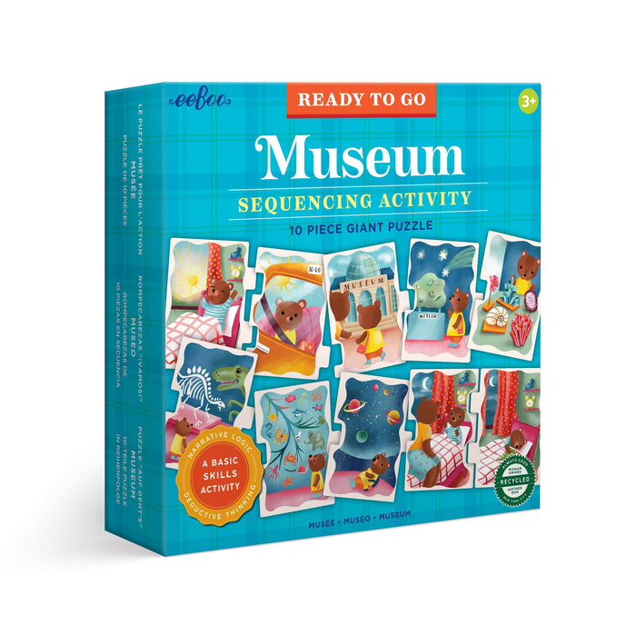Ready to Go - Museum, Sequencing Puzzle by eeBoo