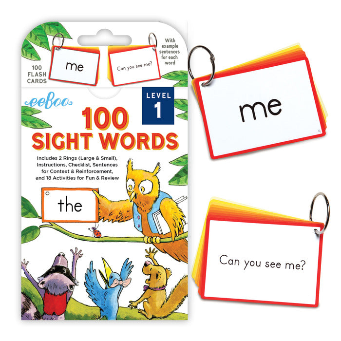 Sight Words Level 1 Conversation Cards, by eeBoo