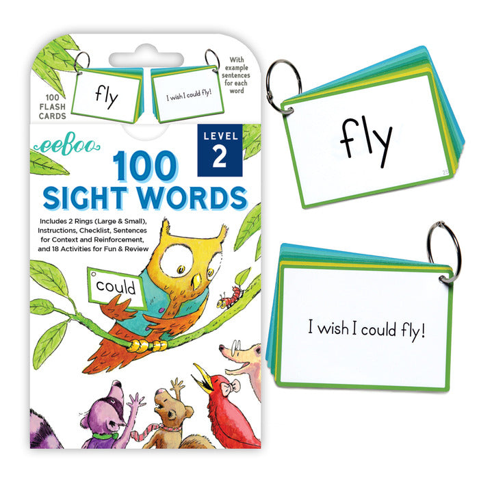 Sight Words Level 2 Conversation Cards, by eeBoo