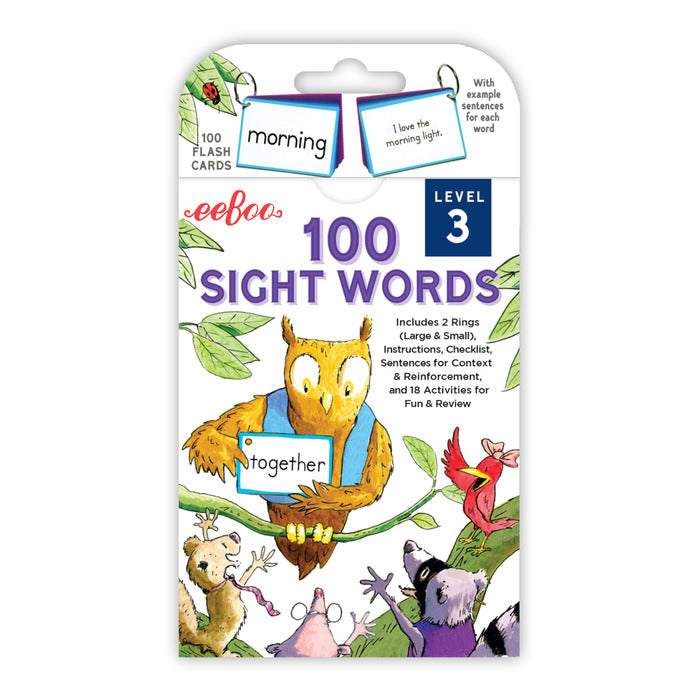 Sight Words Level 3 Conversation Cards, by eeBoo